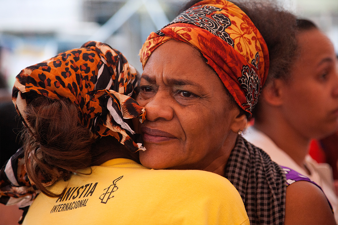 2° Encontro Nacional de Mães vítimas do Estado na favela de Manguinhos, Rio de Janeiro - 2017