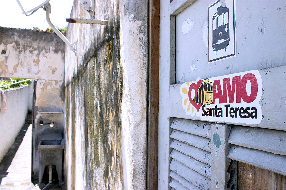 Ocupação Fidel Castro em Santa Teresa, Centro do Rio — Foto: Rafael Daguerre